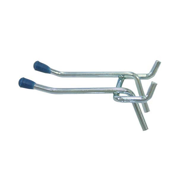 Crawford Crawford Zinc Plated Silver Steel 2 in. Peg Hooks 2 pk - 18422