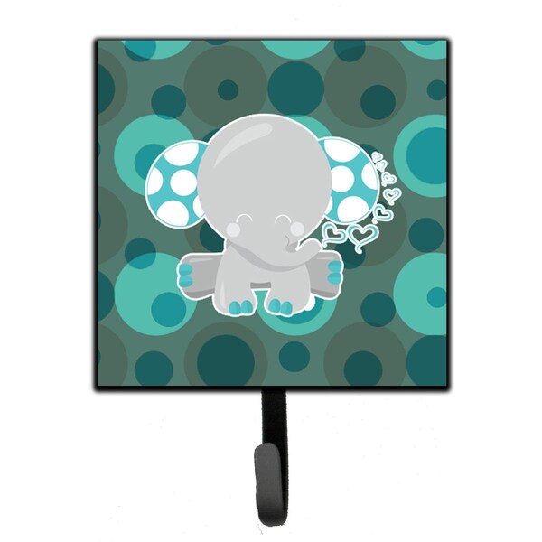 Carolines Treasures Polkadot Naptime Elephant Leash or Key Holder - BB6838SH4