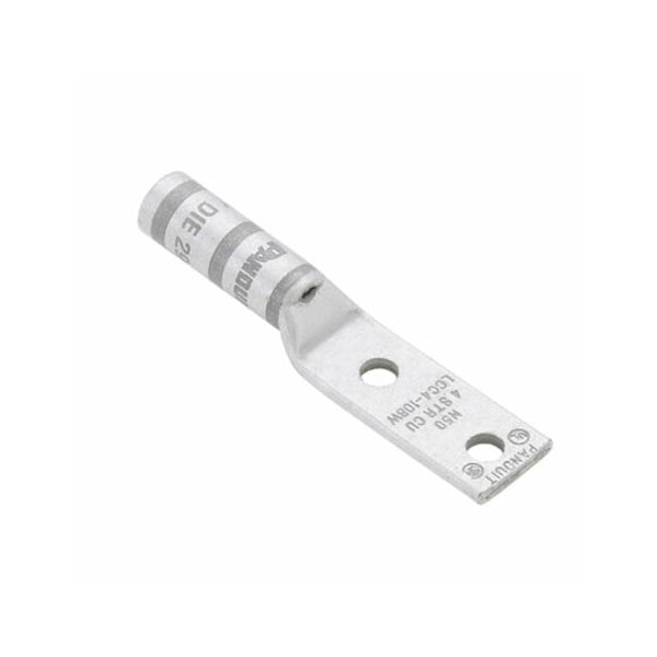 Panduit Lug, Cu, Flb, 2 Orificios, #2 Awg, 1/2, 1.75 - LCCX2-12-E