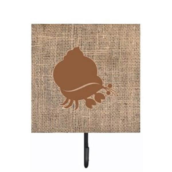Carolines Treasures Hermit Crab Burlap and Brown Leash Or Key Holder - BB1102-BL-BN-SH4