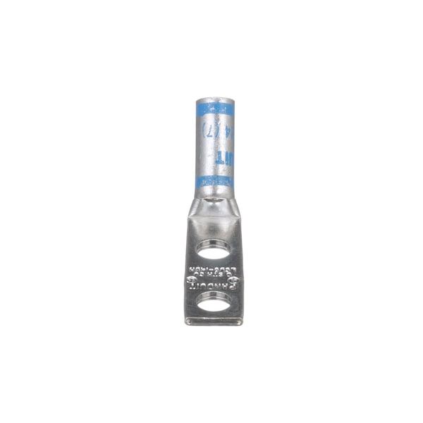 Panduit Terminal de Compresión de Cobre, 2 Orificios, #6 AWG, 1/4 (6.4mm) Estudio, LCD6-14BH-L - LCD6-14BH-L