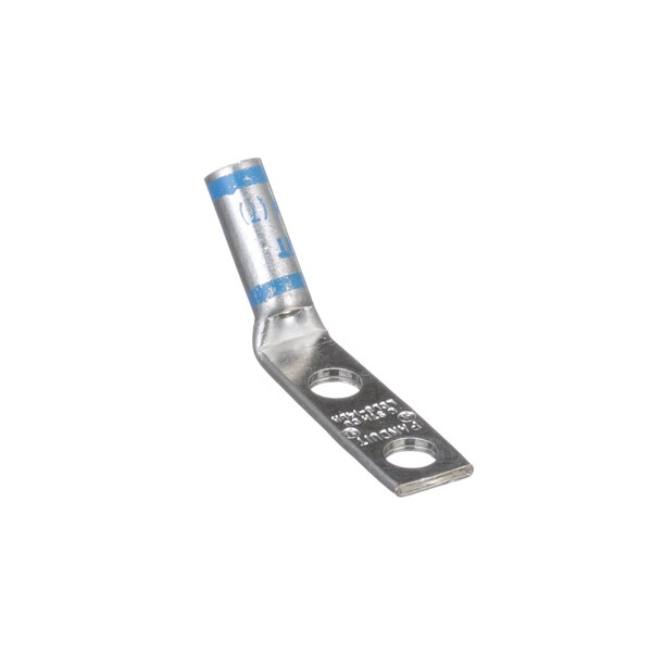 Panduit Terminal de Compresión de Cobre, 2 Orificios, #6 AWG, 1/4 (6.4mm) Estudio, LCD6-14BH-L - LCD6-14BH-L