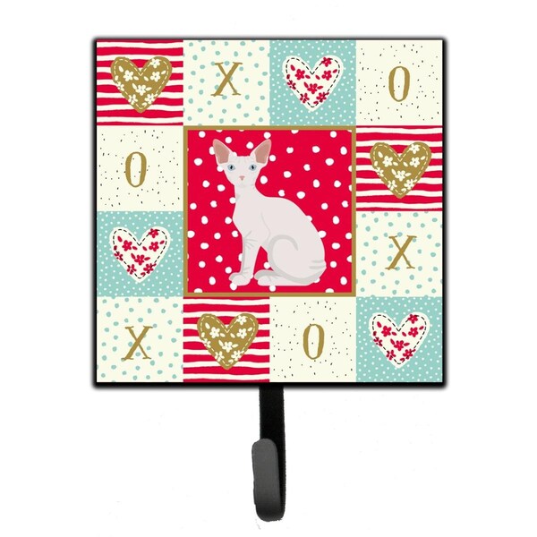 Carolines Treasures 4.25 x 1 x 7 in. Sphynx Cat Love Leash or Key Holder - CK5794SH4