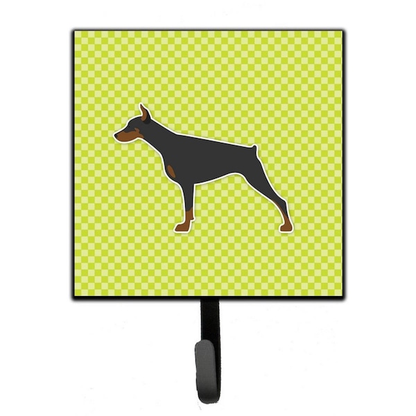 Micasa Doberman Pinscher Checkerboard Green Leash or Key Holder - MI230134