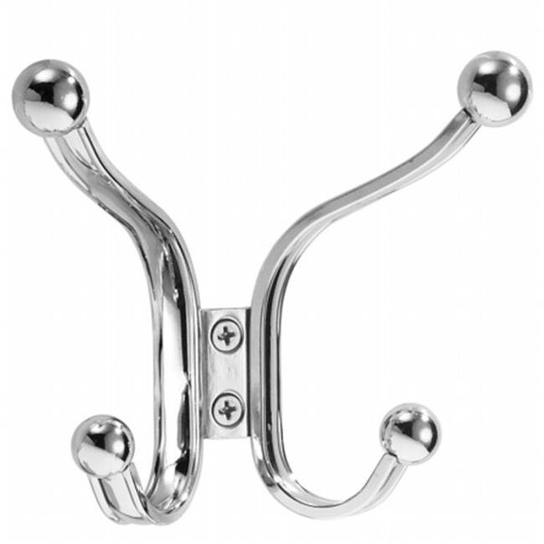Homecare Products York Lyra Quad Hook; Chrome - HO335838