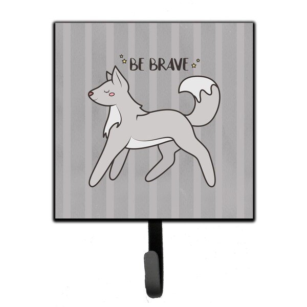 Carolines Treasures Nursery Be Brave Wolf Leash or Key Holder - BB7472SH4