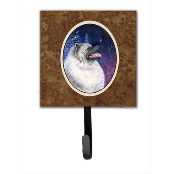 Micasa Starry Night Keeshond Leash Holder Or Key Hook - MI728930
