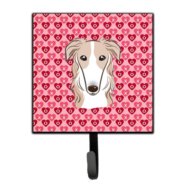 Jensendistributionservices Borzoi Hearts Leash or Key Holder - MI1709840