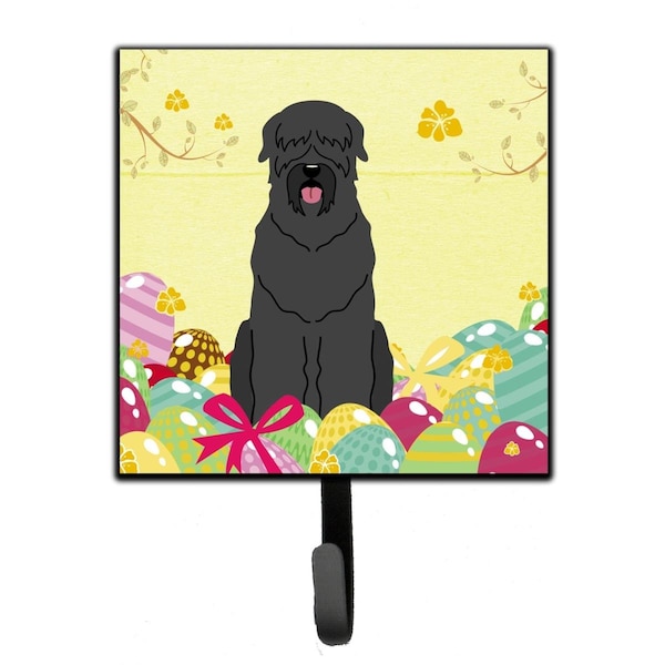 Carolines Treasures Easter Eggs Black Russian Terrier Leash or Key Holder - BB6026SH4