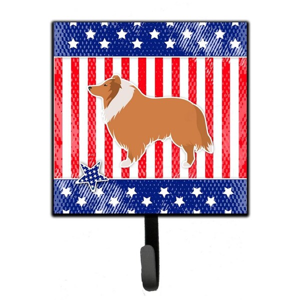 Carolines Treasures USA Patriotic Collie Leash or Key Holder - BB3316SH4