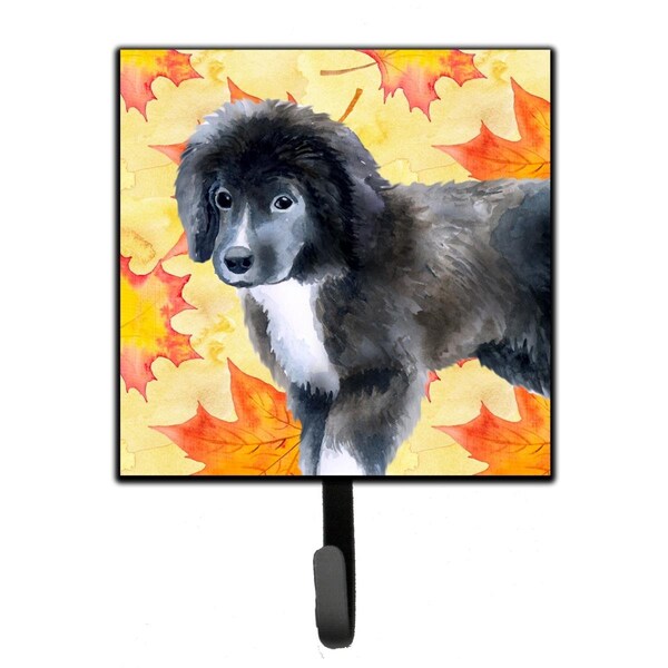 Carolines Treasures Newfoundland Puppy Fall Leash or Key Holder - BB9960SH4