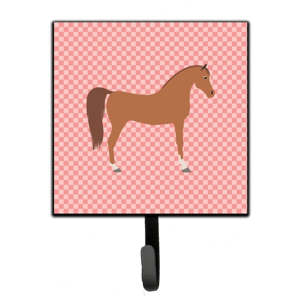 Carolines Treasures Arabian Horse Pink Check Leash or Key Holder - BB7911SH4