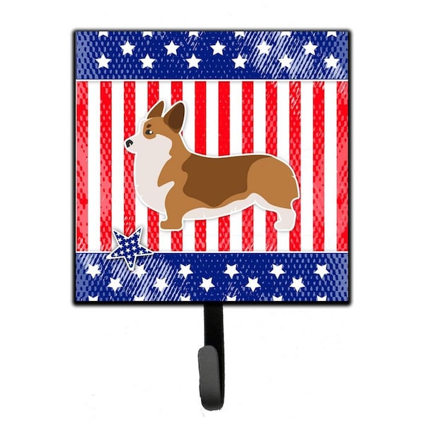 Jensendistributionservices USA Patriotic Corgi Leash or Key Holder - MI1709916