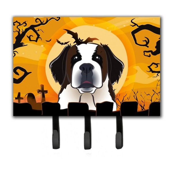Jensendistributionservices Halloween Saint Bernard Leash & Key Holder - MI1719836