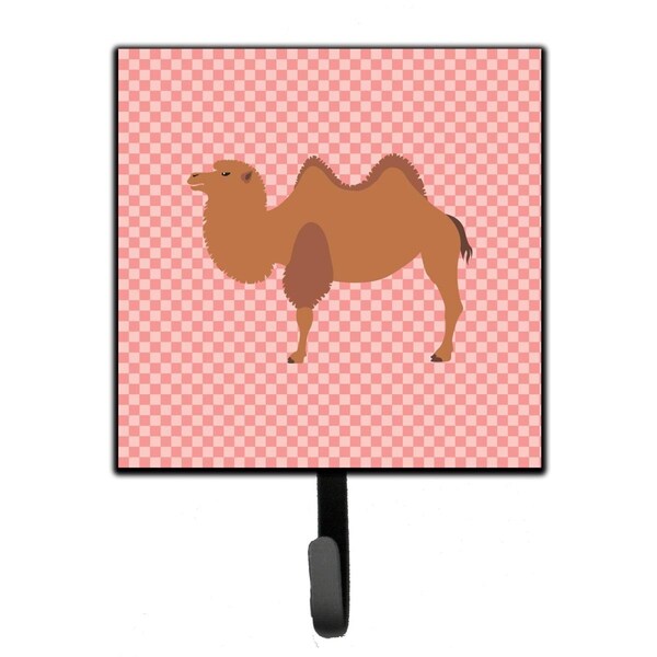 Jensendistributionservices Bactrian Camel Pink Check Leash or Key Holder - MI1657453