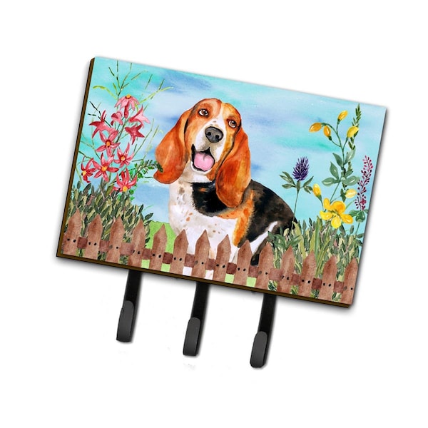Jensendistributionservices Basset Hound Spring Leash or Key Holder - MI1711320