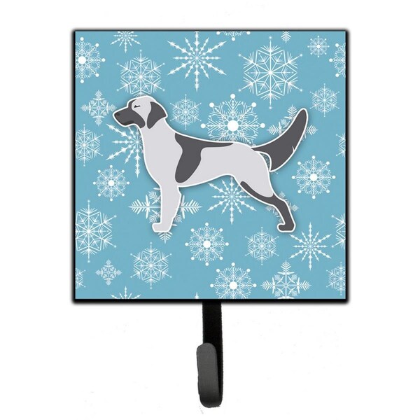 Micasa Winter Snowflake English Setter Leash or Key Holder - MI626906