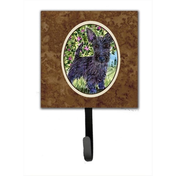 Jensendistributionservices 4.25 x 6 in. Scottish Terrier Leash Or Key Hook - MI1657265