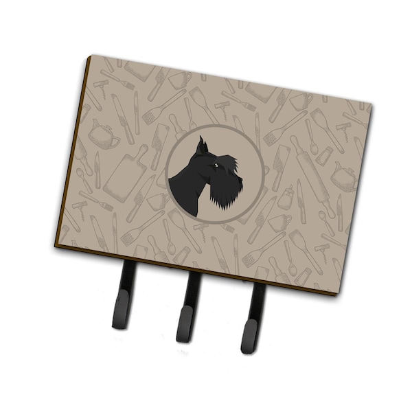 Jensendistributionservices Scottish Terrier in the Kitchen Leash or Key Holder - MI1721312