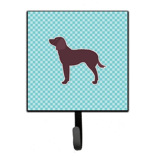Jensendistributionservices American Water Spaniel Checkerboard Blue Leash or Key Holder - MI1705058