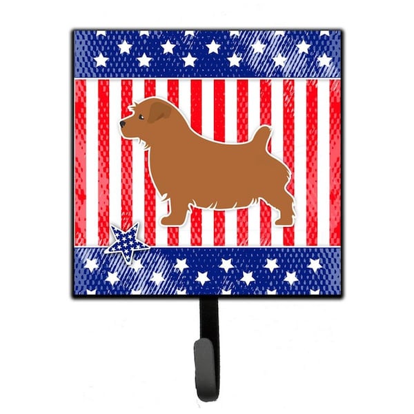 Micasa USA Patriotic Norfolk Terrier Leash or Key Holder - MI224177