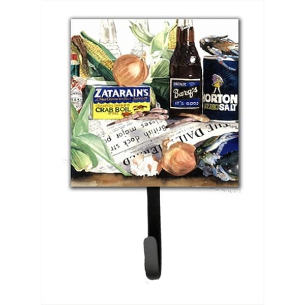 Carolines Treasures Barqs- Crabs- And Spices Leash Holder Or Key Hook - 1002SH4