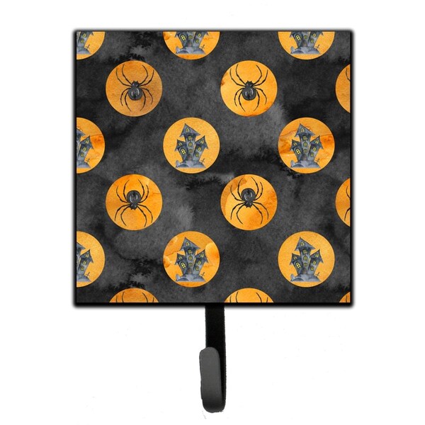 Carolines Treasures Watecolor Halloween Circles Leash or Key Holder, 4.25 x 1 x 7 in. - BB7529SH4