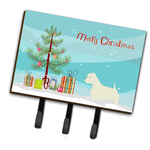 Carolines Treasures Westie Christmas Tree Leash or Key Holder - CK3569TH68