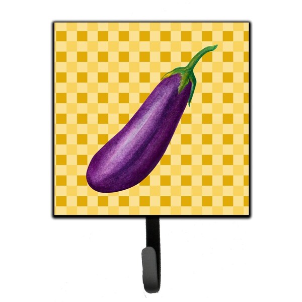 Jensendistributionservices Eggplant on Basketweave Leash or Key Holder - MI1712518