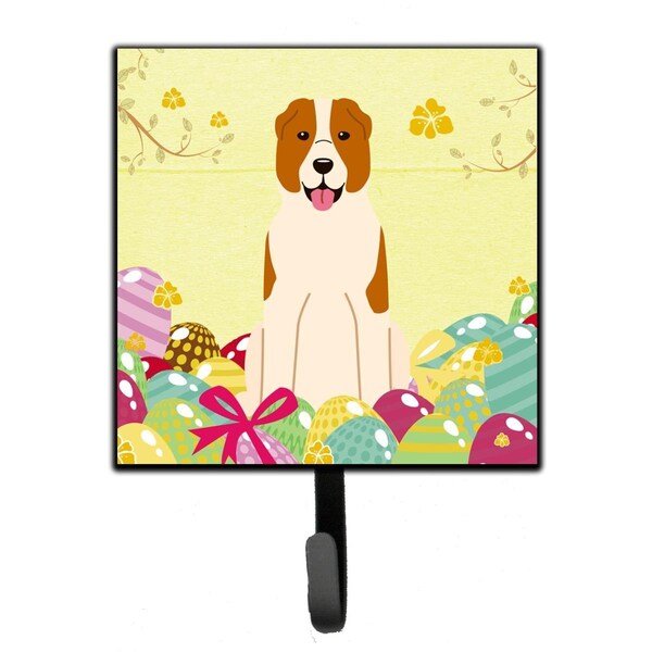 Jensendistributionservices Easter Eggs Central Asian Shepherd Dog Leash or Key Holder - MI1656685