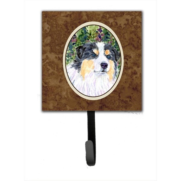 Jensendistributionservices 4.25 x 6 in. Australian Shepherd Leash Or Key Hook - MI1719274