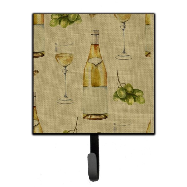 Carolines Treasures White Wine on Linen Leash or Key Holder - BB5194SH4