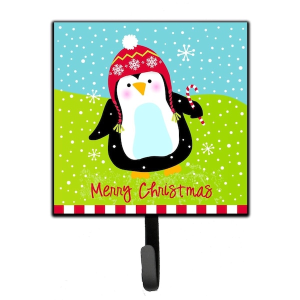 Carolines Treasures Merry Christmas Happy Penguin Leash or Key Holder - VHA3015SH4