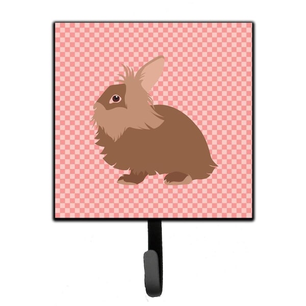 Jensendistributionservices Lionhead Rabbit Pink Check Leash or Key Holder - MI1717088