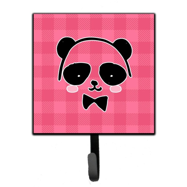 Carolines Treasures Panda Bear Pink Face Leash or Key Holder - BB7039SH4