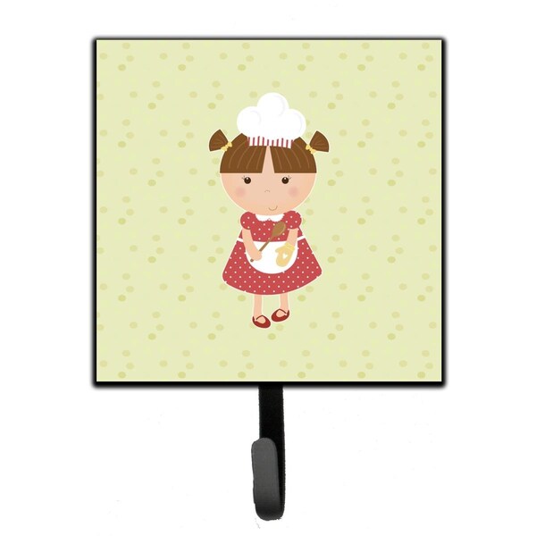 Jensendistributionservices Brunette Baker on Green Leash or Key Holder - MI1711946