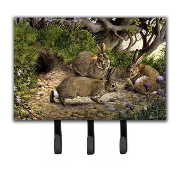 Jensendistributionservices Rabbits & the Rabbit Hole Leash or Key Holder - MI2088703