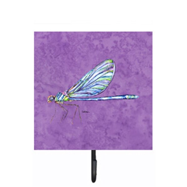 Jensendistributionservices Dragonfly on Purple Leash Or Key Holder - MI1711248