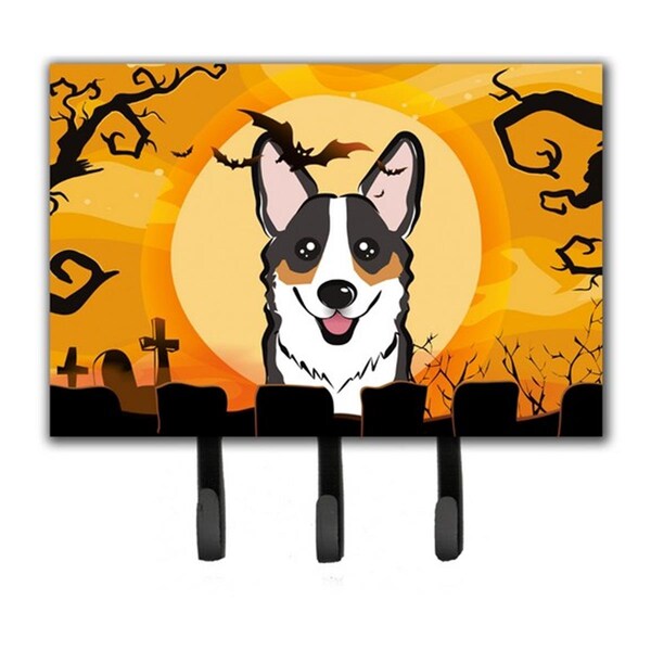 Jensendistributionservices Halloween Tricolor Corgi Leash & Key Holder - MI1715805