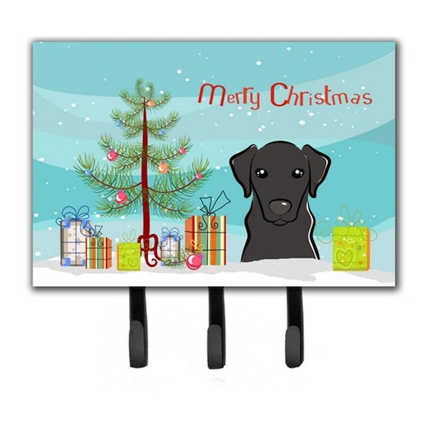 Jensendistributionservices Christmas Tree & Black Labrador Leash or Key Holder - MI1725123