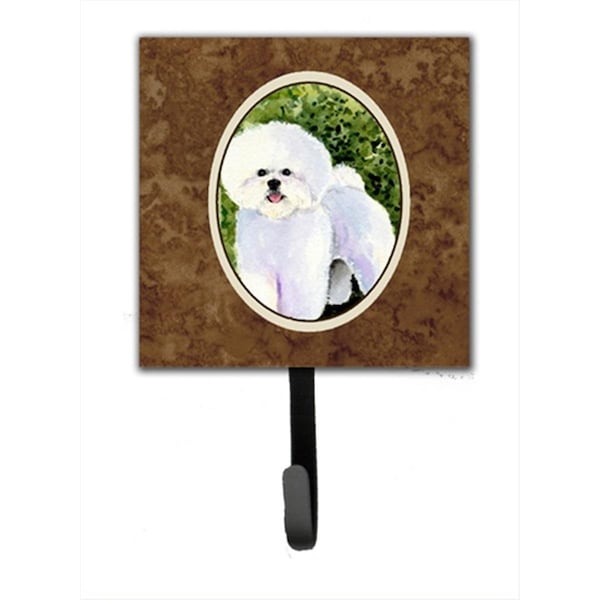 Jensendistributionservices 4.25 x 6 in. Bichon Frise Leash Or Key Hook - MI1716484