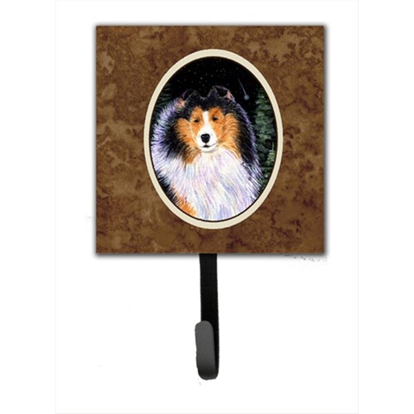 Jensendistributionservices Starry Night Collie Leash Holder Or Key Hook - MI2087509