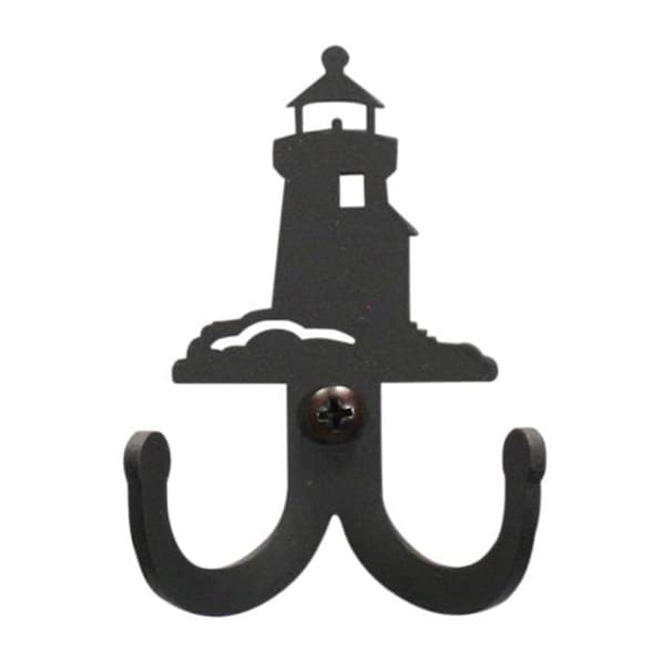 Village Wrought Iron Village Wrought Iron WH-D-10 Lighthouse Double Wall Hook - WH-D-10