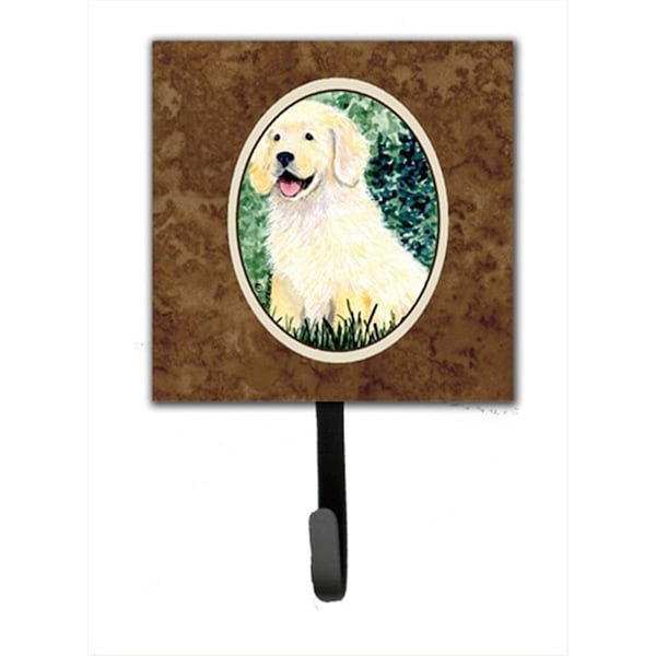 Jensendistributionservices 4.25 x 6 in. Golden Retriever Leash Or Key Hook - MI1716489