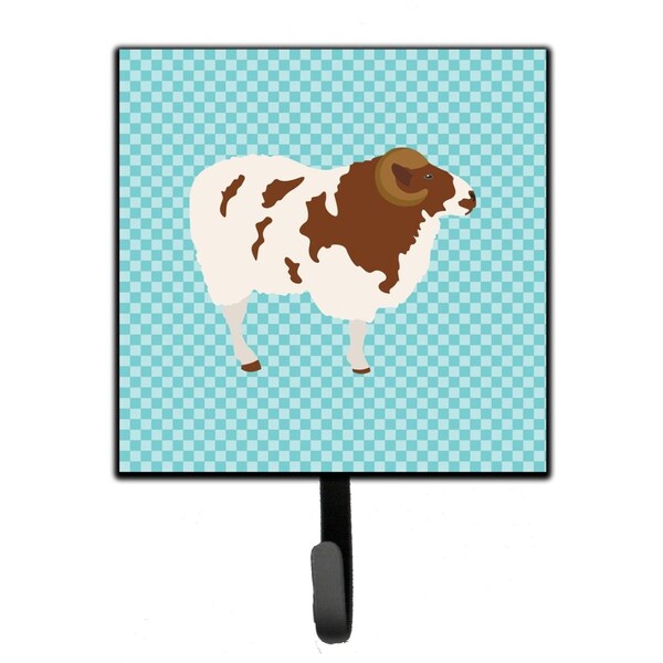 Carolines Treasures Jacob Sheep Blue Check Leash or Key Holder - BB8149SH4