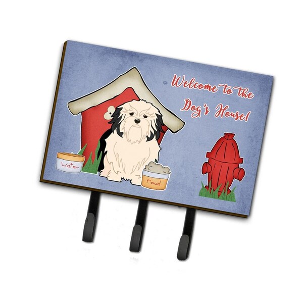 Carolines Treasures Dog House Collection Lowchen Leash or Key Holder - BB2773TH68