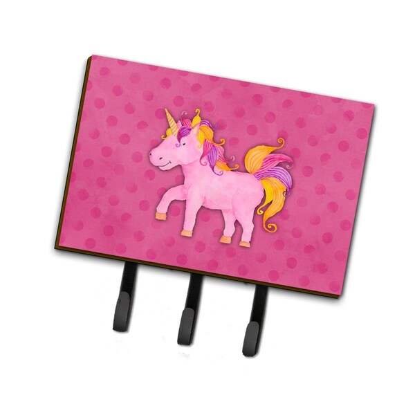 Carolines Treasures Unicorn Watercolor Leash or Key Holder - BB7408TH68