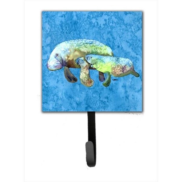 Carolines Treasures Carolines Treasures 8660SH4 Manatee Leash Holder Or Key Hook - 8660SH4