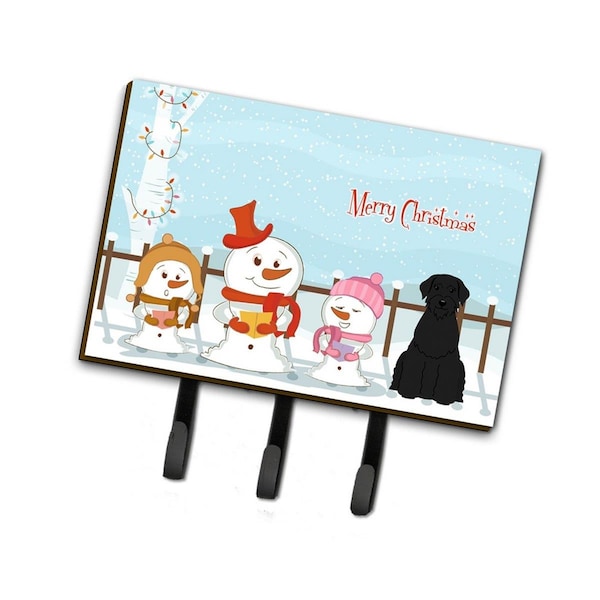 Carolines Treasures Merry Christmas Carolers Giant Schnauzer Leash or Key Holder - BB2397TH68