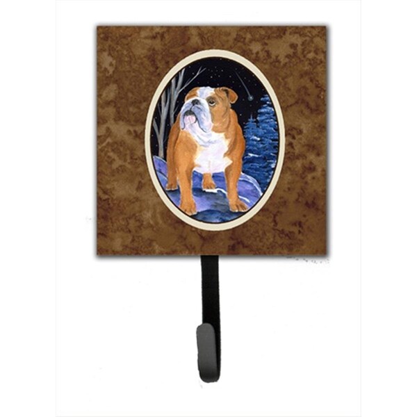 Jensendistributionservices Starry Night English Bulldog Leash Holder Or Key Hook - MI1714359